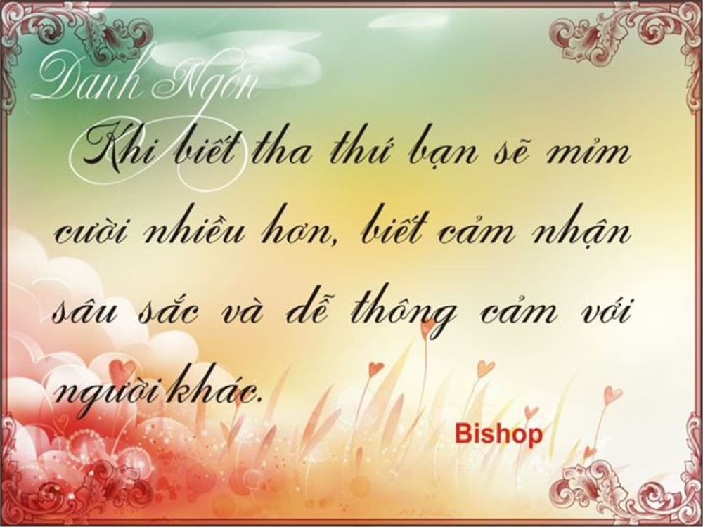 Tha thứ cho chính mình